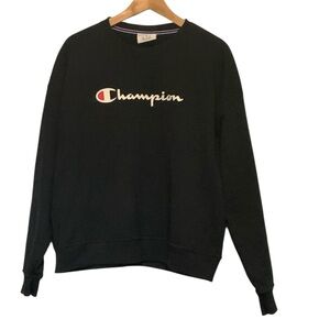 Champion Classic Black Crewneck size medium